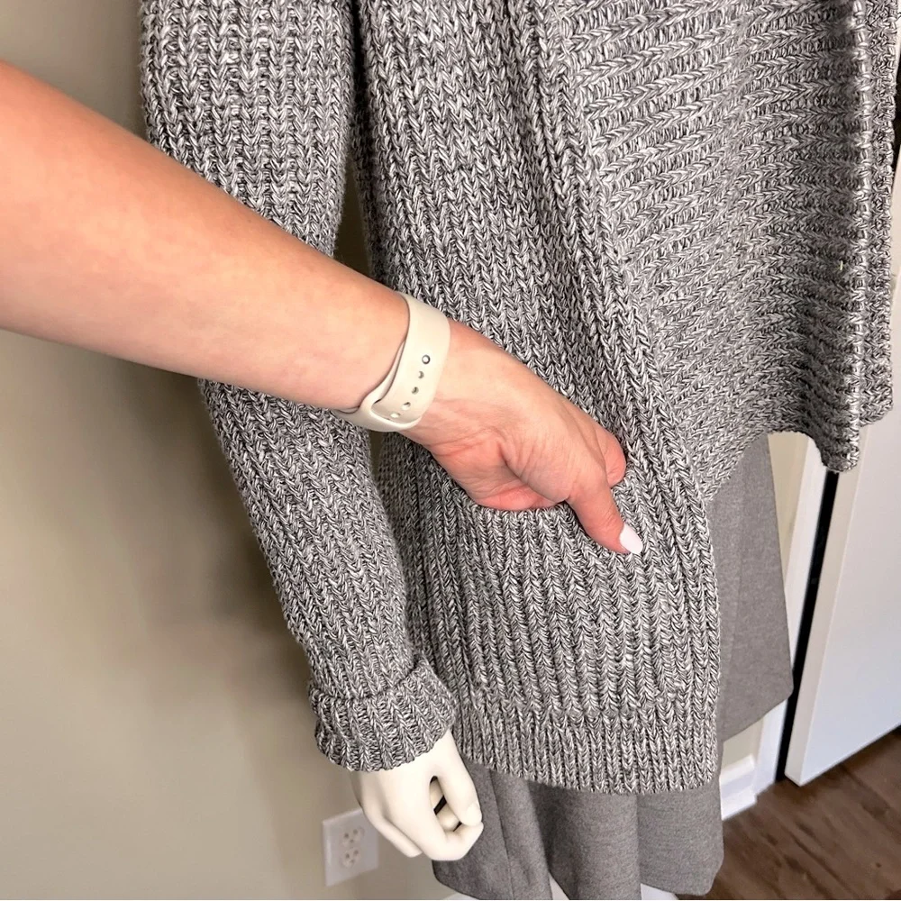 J. Crew Gray Women's Cardigan Sweater - Picture 3 of 11